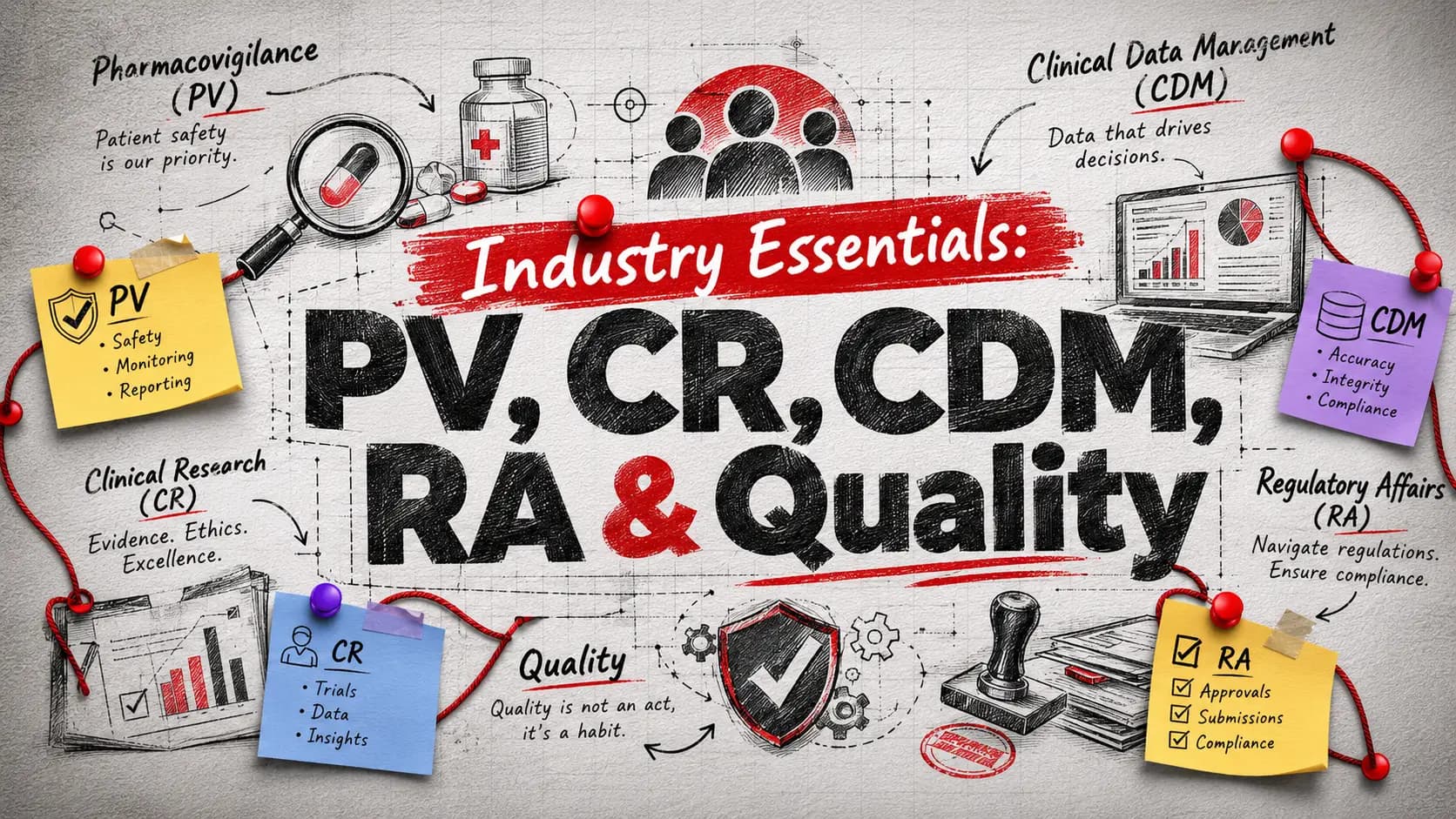 Industry Essentials: PV, CR, CDM, RA & Quality